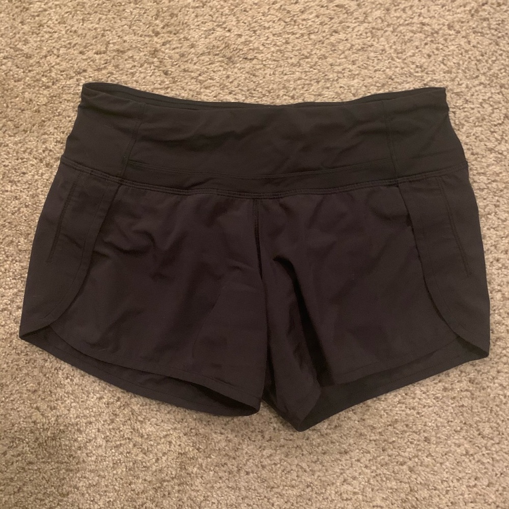 LULULEMON SPEED UP SHORT 4” - BLACK